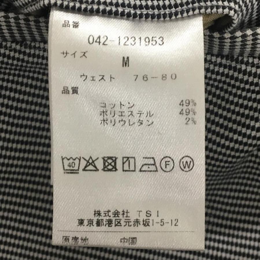 St ANDREWS 【美品】セントアンドリュース パンツ 白×黒 織生地 メンズ