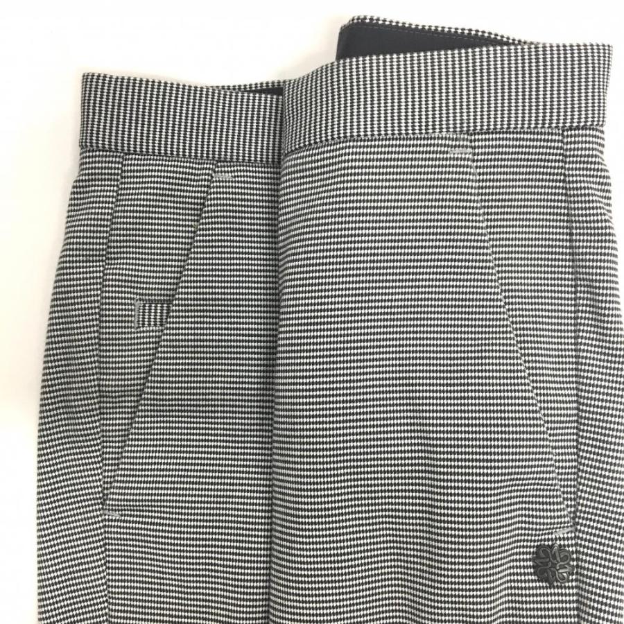 St ANDREWS 【美品】セントアンドリュース パンツ 白×黒 織生地 メンズ