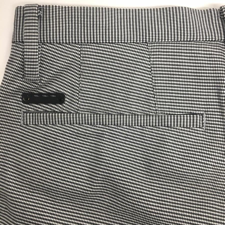 美品　セントアンドリュース　パンツ　総柄　黒　白　M〜L相当　コットン素材 St ANDREWS 【美品】セントアンドリュース パンツ 白×黒 織生地 メンズ