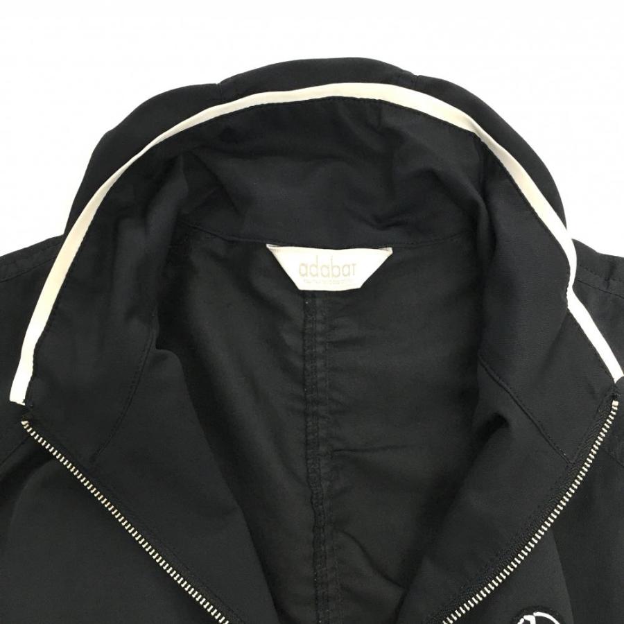 adabat（アダバット） 【美品】アダバット 半袖ジャケット 黒×白 裾