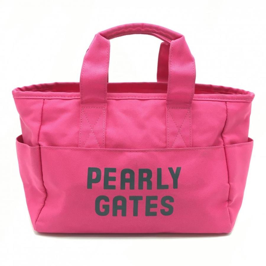 PEARLY GATES - 新品　パーリーゲイツ　カートバック　ニコちゃん柄 パーリーゲイツ カートバッグ ネイビー×イエロー ニコちゃん総柄