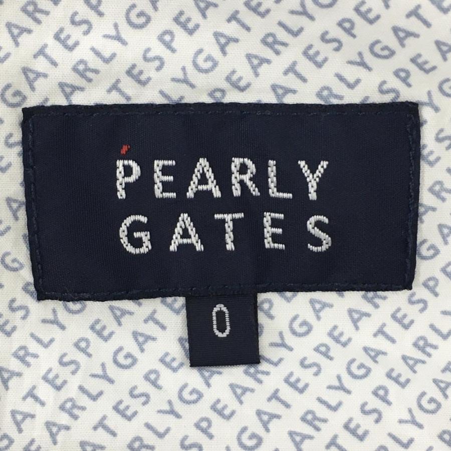 パーリーゲイツ シアサッカー ニコちゃん総柄 パンツ サイズ5 新品タグ付 紺白 PEARLY GATES（パーリーゲイツ） 【新品】パーリーゲイツ パンツ