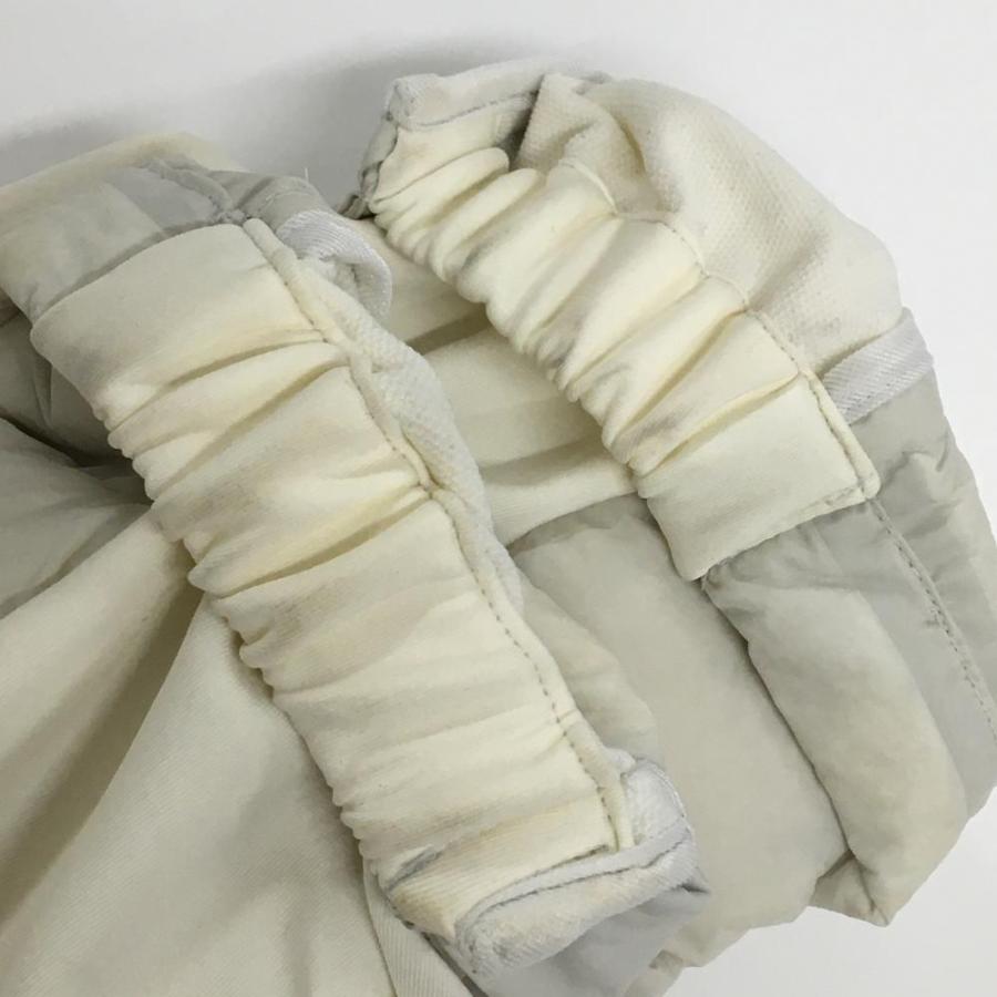 DESCENTE GOLF デサントゴルフ ダウンジャケット ライトグレー×白 軽量