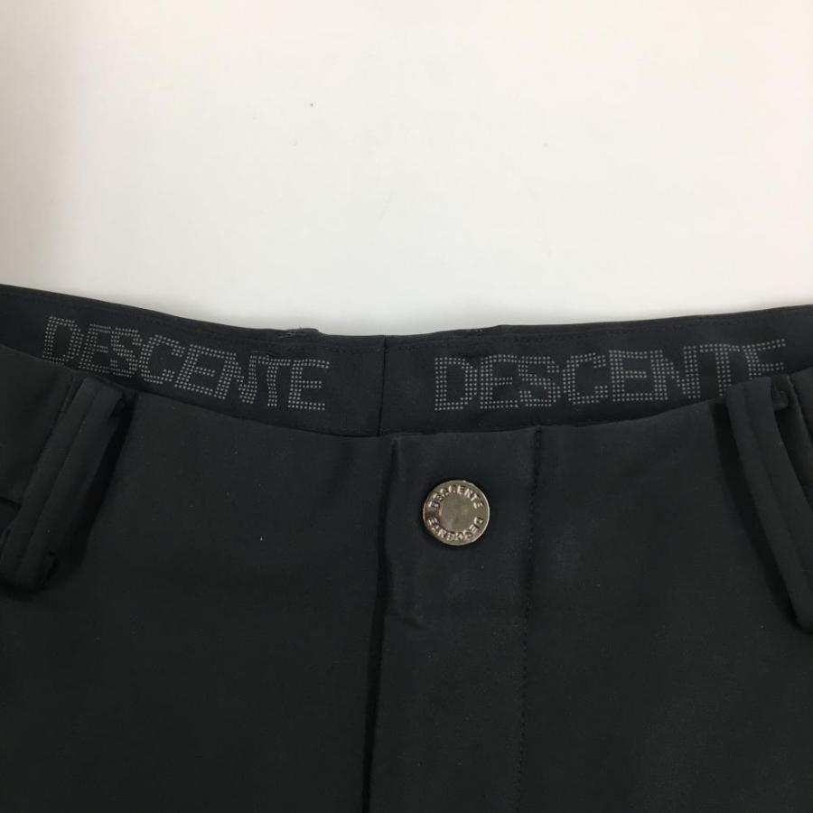 DESCENTE GOLF デサントゴルフ パンツ 黒 裏フリース 中田英寿 メンズ