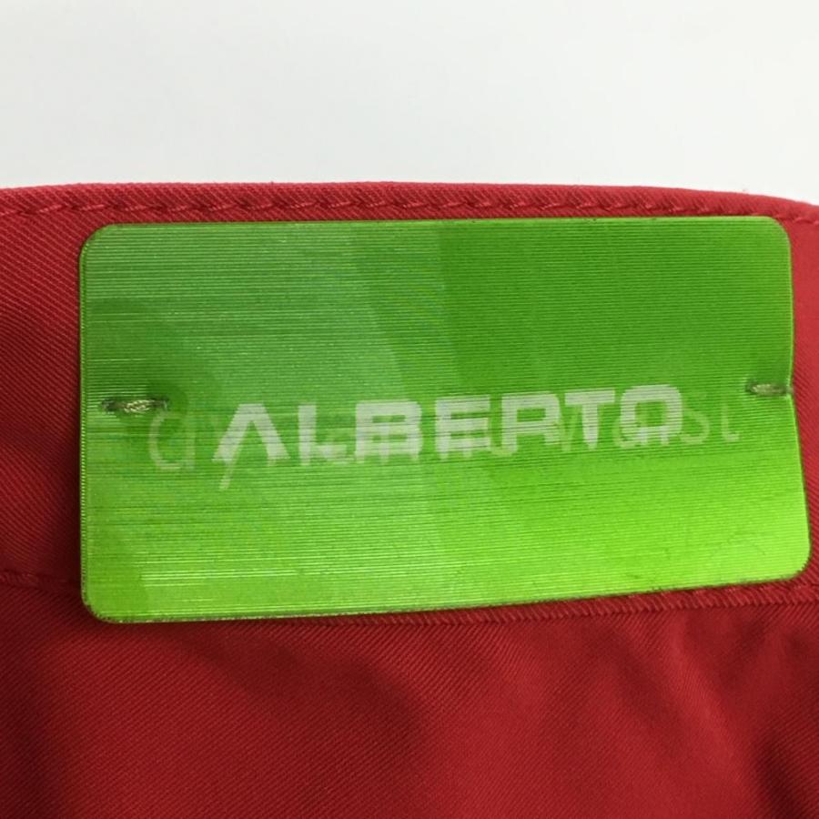 ALBERTO（アルベルト） 【美品】アルベルト ストレッチパンツ レッド
