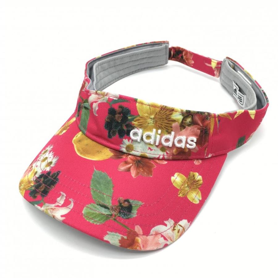 adidas（アディダス） 【超美品】アディダス サンバイザー ピンク