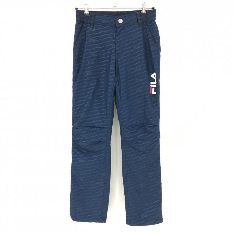 FILA GOLF 中綿入りチェックパンツ ネイビー reonard_1-240001214054