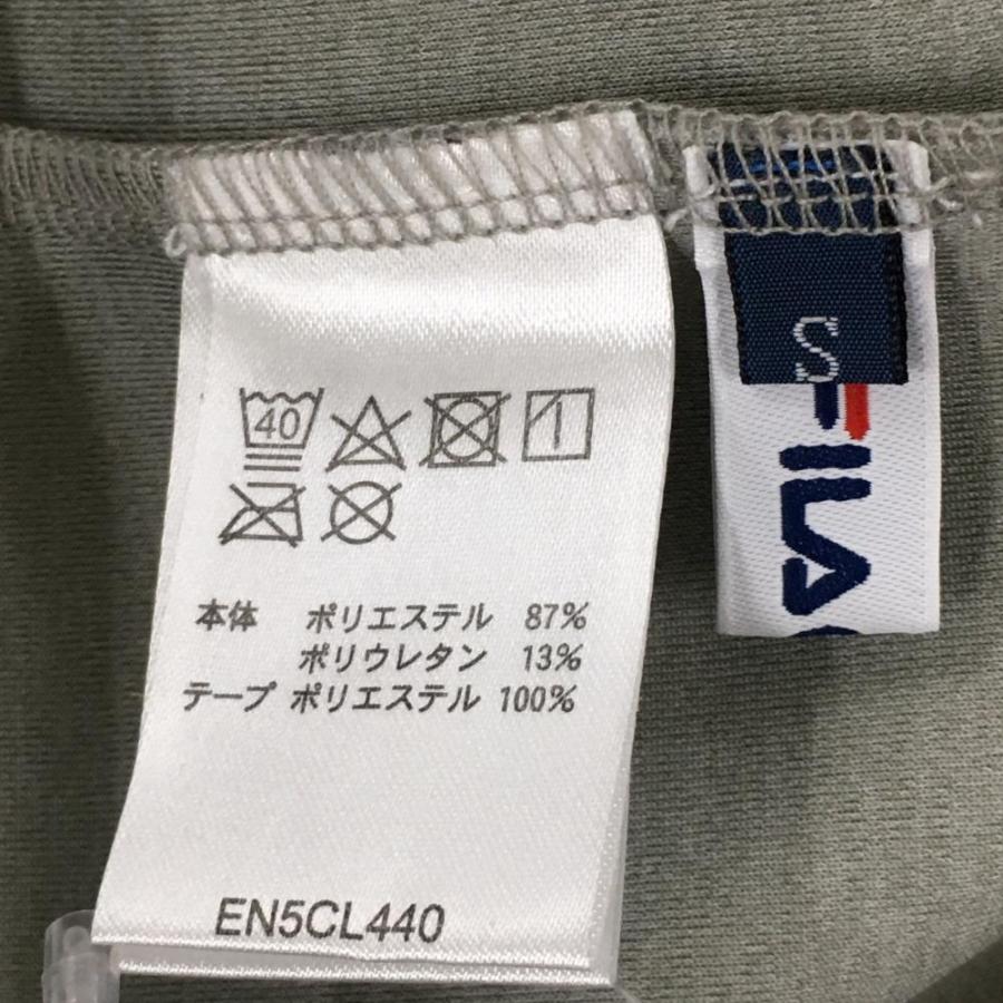 FILA GOLF 【超美品】フィラゴルフ 半袖ハイネックワンピース グレー