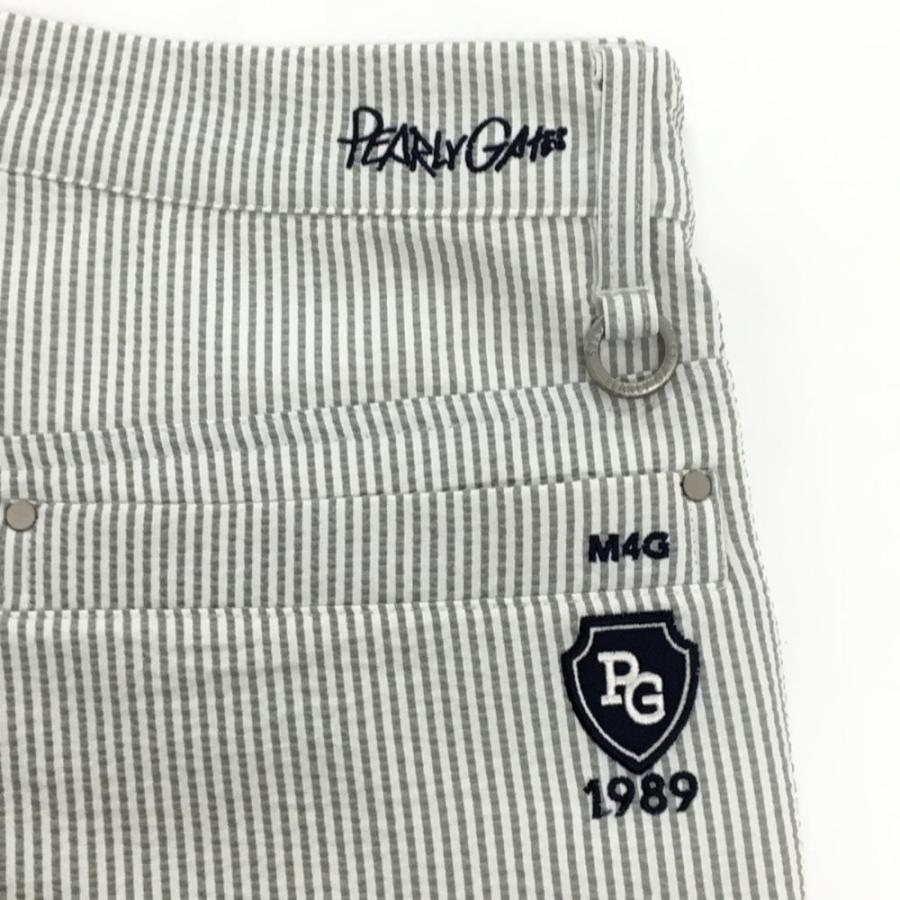PEARLY GATES ストライプパンツ ホワイト 新品 PGG】【直営店舗&公式オンライン限定】 Nyストライプ2WAY