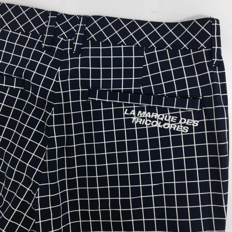 le coq sportif - 【新品】ルコックゴルフ パンツ ネイビー×白 格子チェック ストレッチ メンズ 82 ゴルフウェア le coq sportif le coq sportif GOLF（ルコックスポルティフ ゴルフ） 【新品