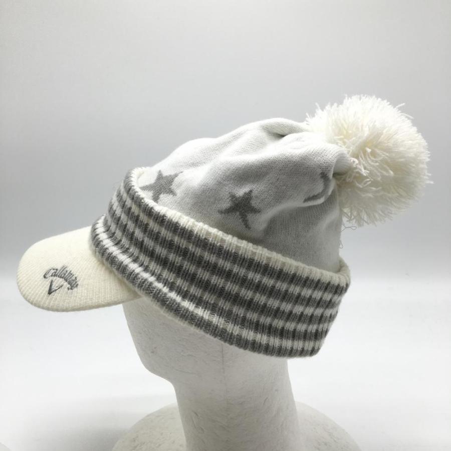 Callaway（キャロウェイ） 【美品】キャロウェイ サンバイザー付ニット