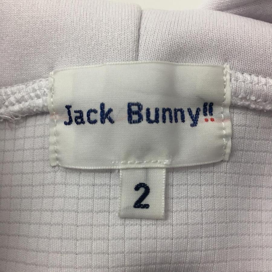JACK BUNNY!! - 【美品】ジャックバニー×ドラえもん パーカー 白×ネイビー 袖星ワッペン レディース 2(L) ゴルフウェア 2023年モデル Jack Bunny Jack Bunny!!（ジャックバニー） 【美品】ジャックバニー×ドラえもん