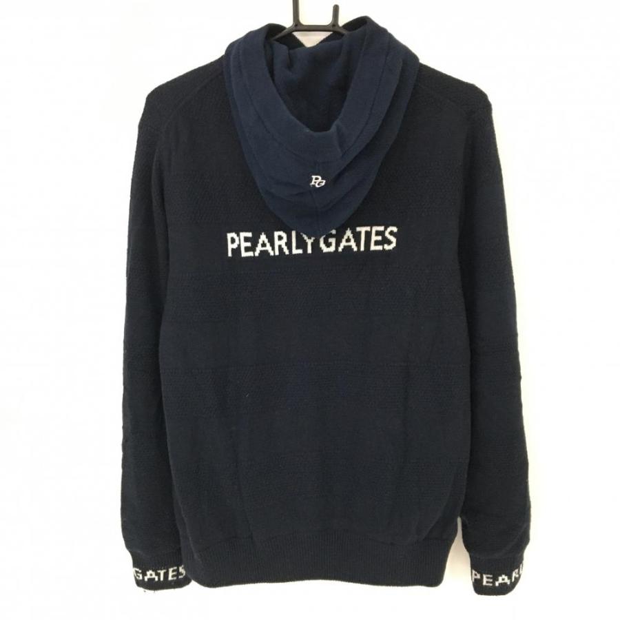 PEARLY GATES（パーリーゲイツ） ツインセーター ネイビー 裏地付