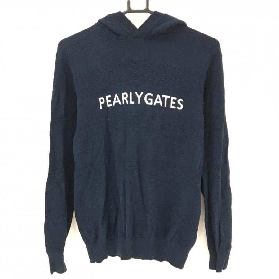 PEARLY GATES（パーリーゲイツ） ツインセーター ネイビー 裏地付