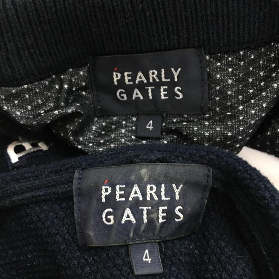 PEARLY GATES（パーリーゲイツ） ツインセーター ネイビー 裏地付