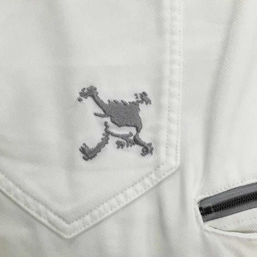 OAKLEY（オークリー） パンツ 白 ロゴ刺しゅう ティー装着可