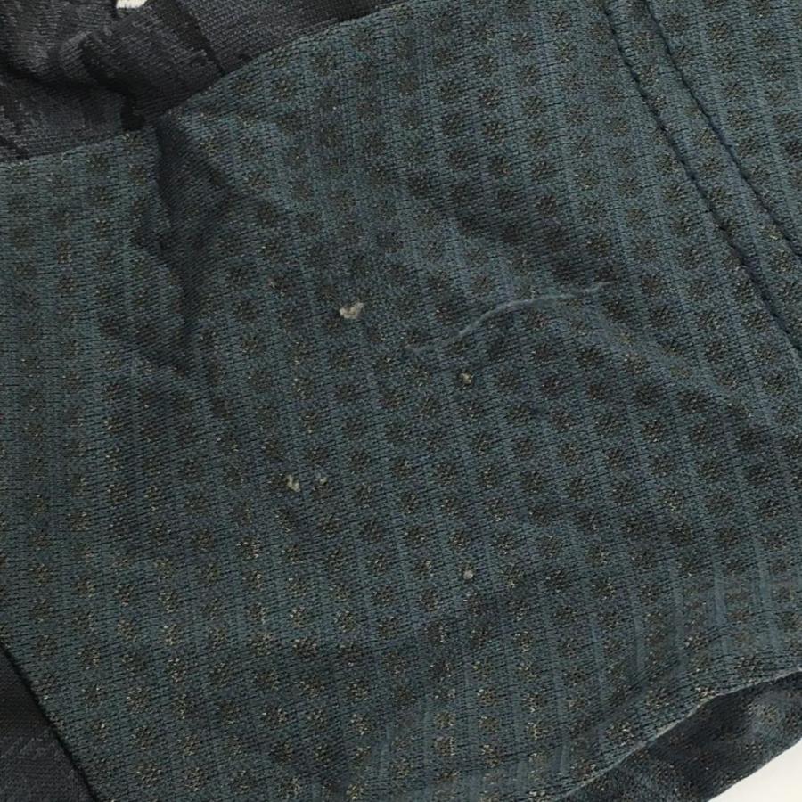 OAKLEY オークリー 半袖ポロシャツ グレー系 総柄 XLサイズ スカル刺繍 OAKLEY（オークリー） 半袖ポロシャツ グレー系 地模様総柄 スカル