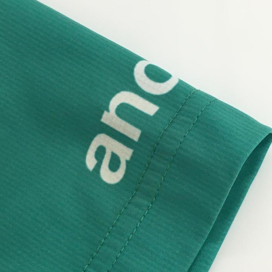 【新品】and per se サイズM グリーン 半袖 アンパスィ 未使用品 レディース アンパスィ and per se 半袖シャツ M 緑