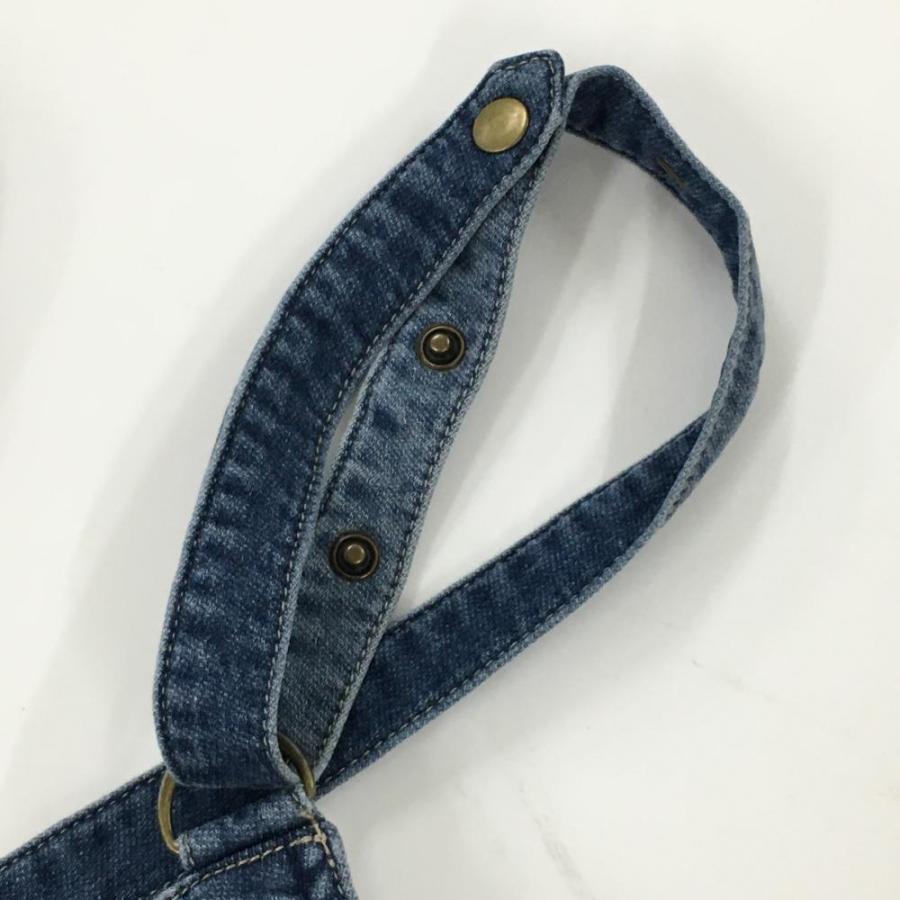 新品】ムータ サロペット ライトブルー デニム ハートワッペン