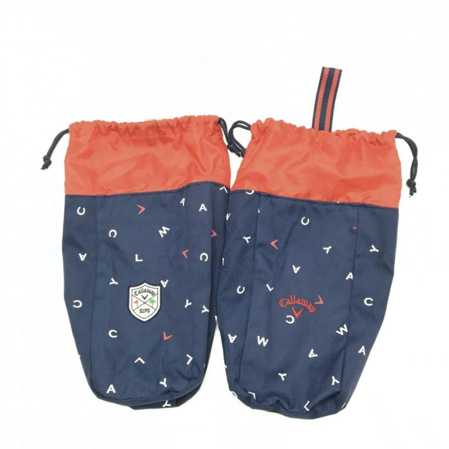 Callaway 【美品】キャロウェイ ツインシューズケース ネイビー