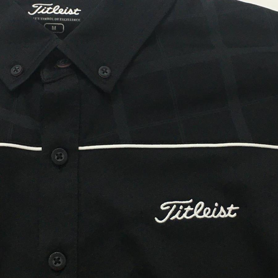 Titleist（タイトリスト） 【美品】タイトリスト 半袖ポロシャツ 黒 肩