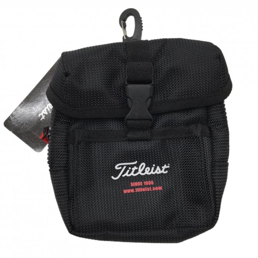 【希少】 Titleist タイトリスト ゴルフ キャディバッグ 脱着式ポーチ Titleist（タイトリスト） 【新品】タイトリスト ポーチ 黒 カラビナ付
