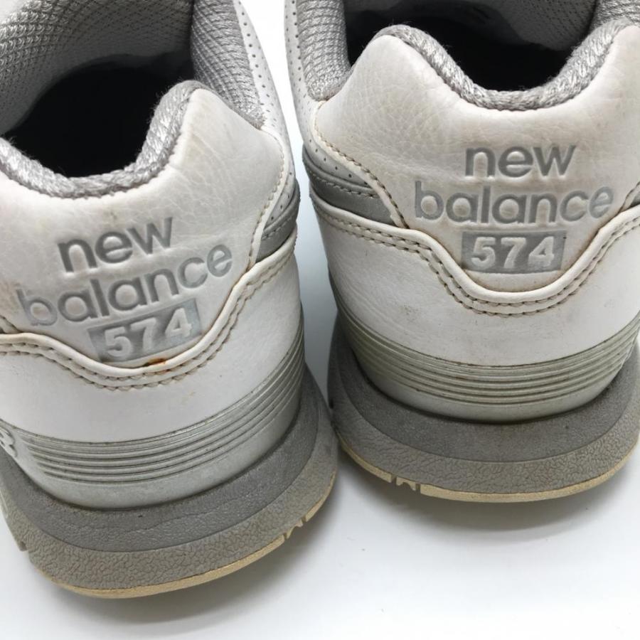 【新品未使用】574 New Balance GOLF 23.5㌢ New Balance（ニューバランス） ゴルフシューズ 白×グレー WGB574 BOA