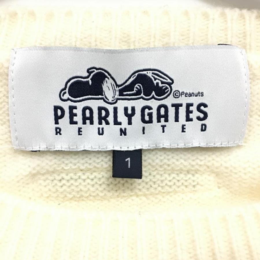PEARLY GATES（パーリーゲイツ） パーリーゲイツ×PEANUTS セーター 白