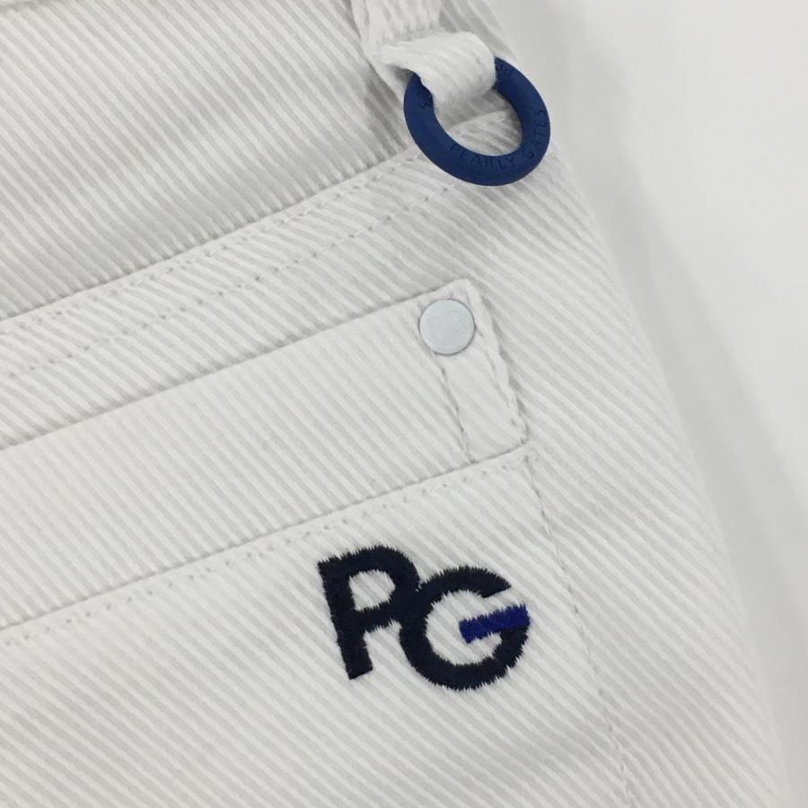 PEARLY GATES 【超美品】パーリーゲイツ パンツ 白 無地 ロゴ