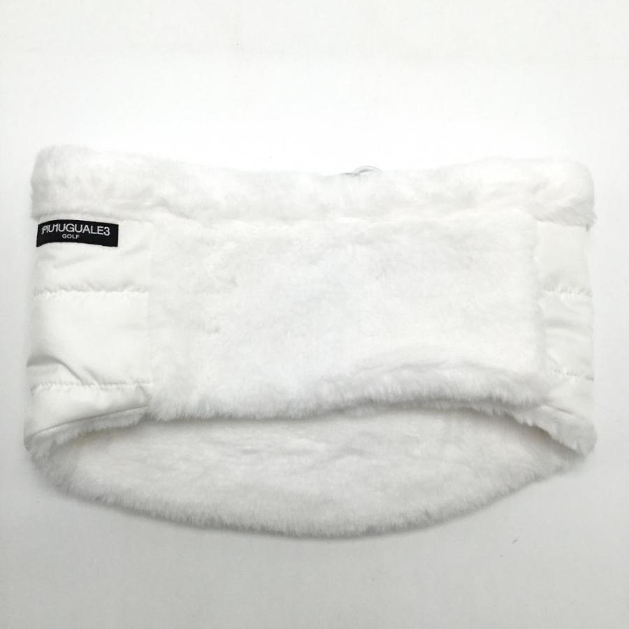 1PIU1UGUALE3 GOLF ネックウォーマー ファー ゴルフウェア｜未使用