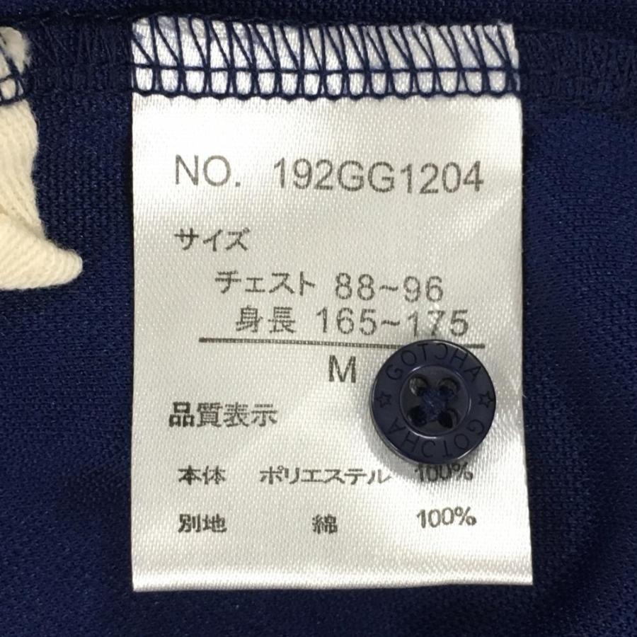 GOTCHA GOLF 【美品】ガッチャゴルフ 半袖ポロシャツ ネイビー×白