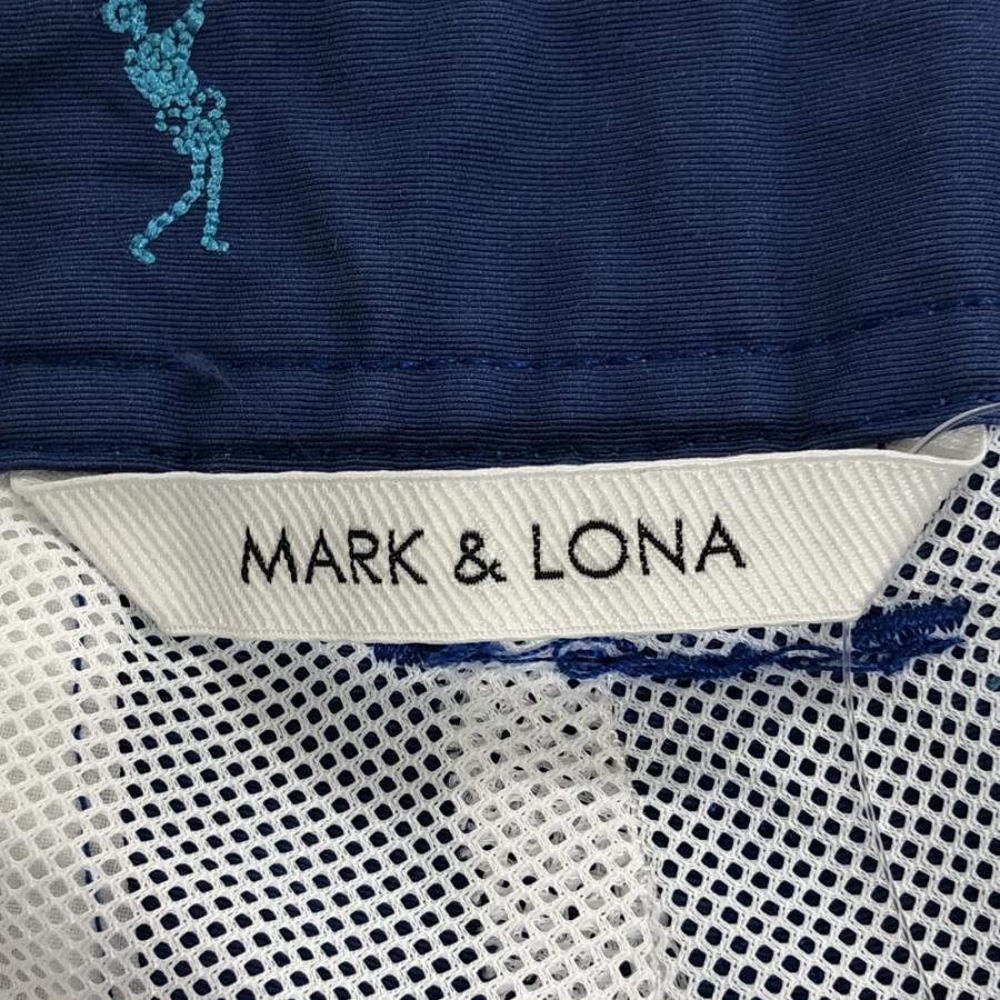 MARK&LONA（マークアンドロナ） カーゴハーフパンツ ネイビー×ブルー