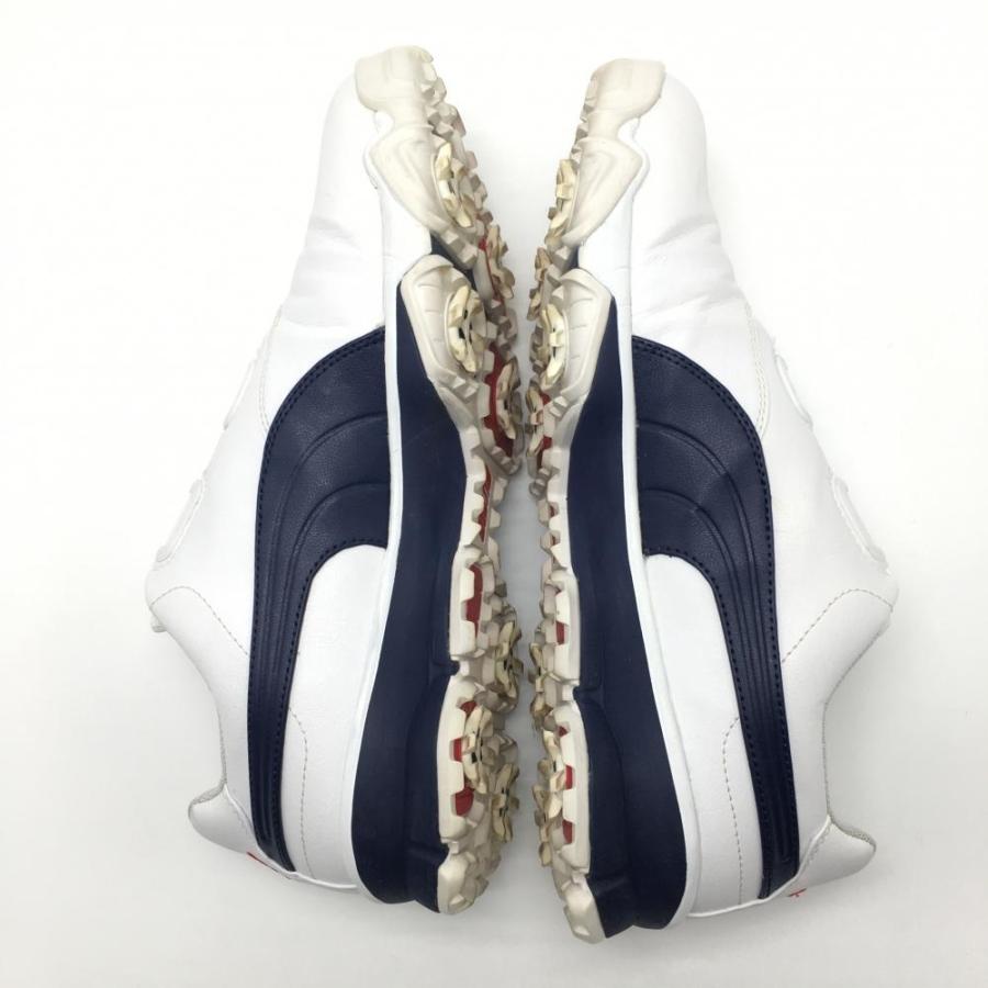 PUMA（プーマ） 【美品】プーマ ゴルフシューズ 白×ネイビー 18866102