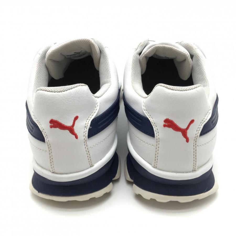 PUMA（プーマ） 【美品】プーマ ゴルフシューズ 白×ネイビー 18866102