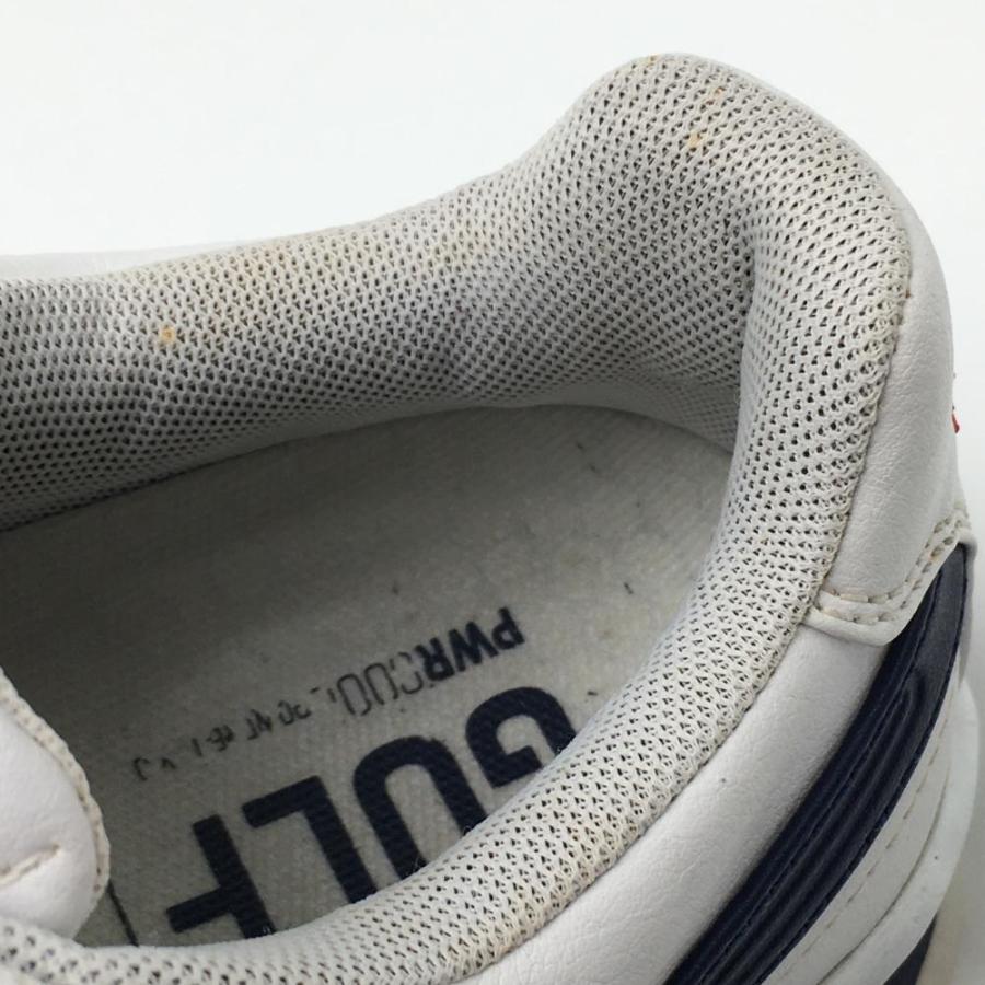 PUMA（プーマ） 【美品】プーマ ゴルフシューズ 白×ネイビー 18866102