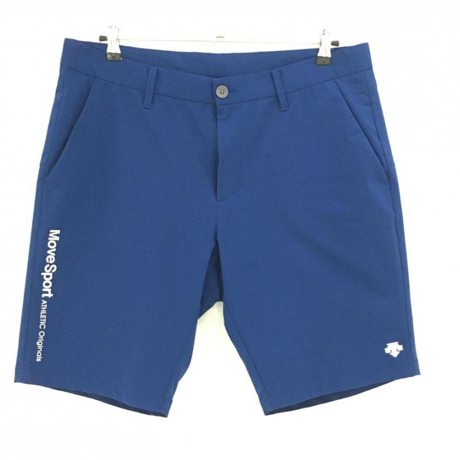 DESCENTE GOLF デサントゴルフ ハーフパンツ ネイビー ロゴ白