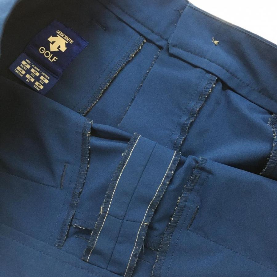 DESCENTE GOLF デサントゴルフ ハーフパンツ ネイビー ロゴ白