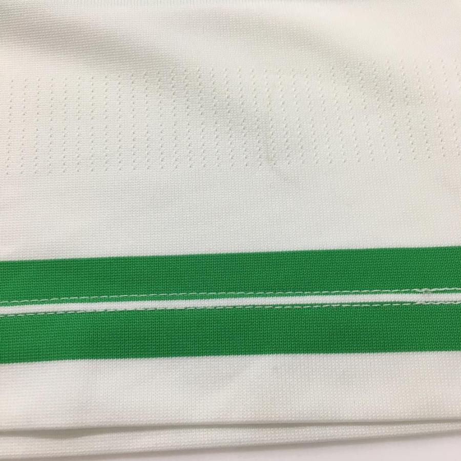 NIKE（ナイキ） ナイキゴルフ 半袖ポロシャツ 白×グリーン ボーダー