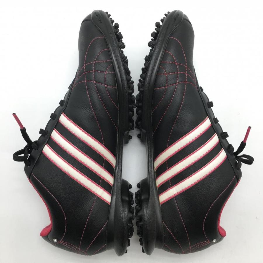adidas（アディダス） ゴルフシューズ 黒×ピンク 816377 シグネチャー