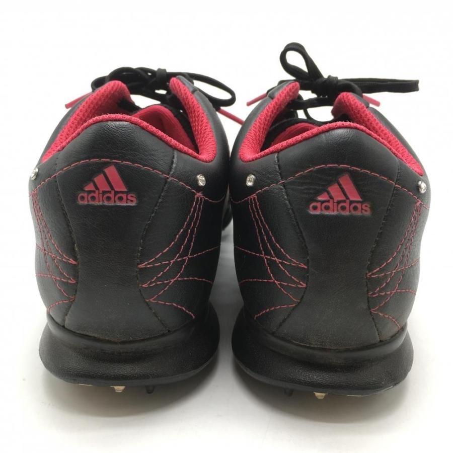 adidas（アディダス） ゴルフシューズ 黒×ピンク 816377 シグネチャー