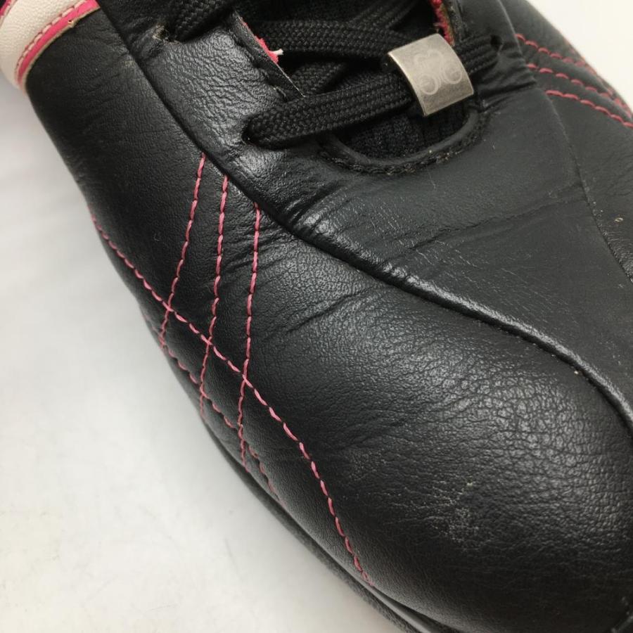 adidas（アディダス） ゴルフシューズ 黒×ピンク 816377 シグネチャー