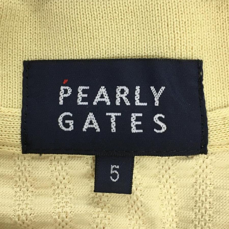 PEARLY GATES ポロシャツ ベージュ PEARLY GATES PGロゴポロシャツ ベージュ