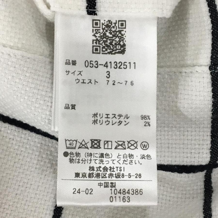 PEARLY GATES（パーリーゲイツ） ハーフパンツ 白×黒 格子チェック