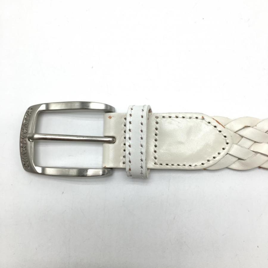 PEARLY GATES パーリーゲイツ メッシュベルト 白 シルバー