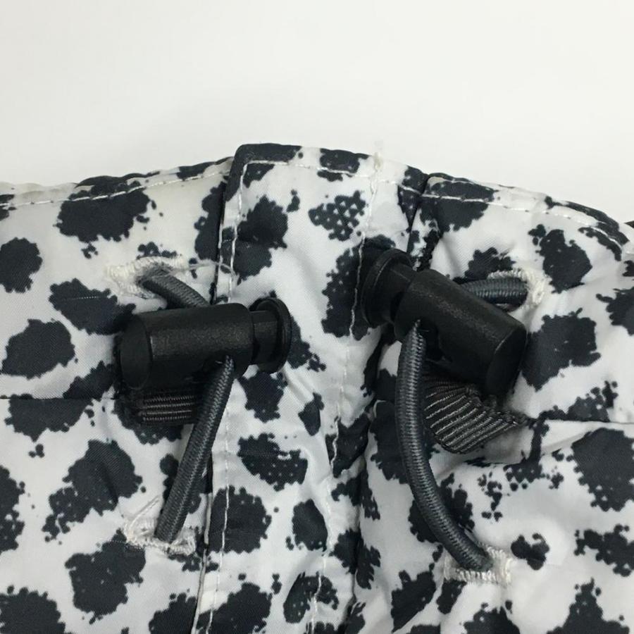 OAKLEY（オークリー） ダウンジャケット 白×グレー 総柄 ジップ