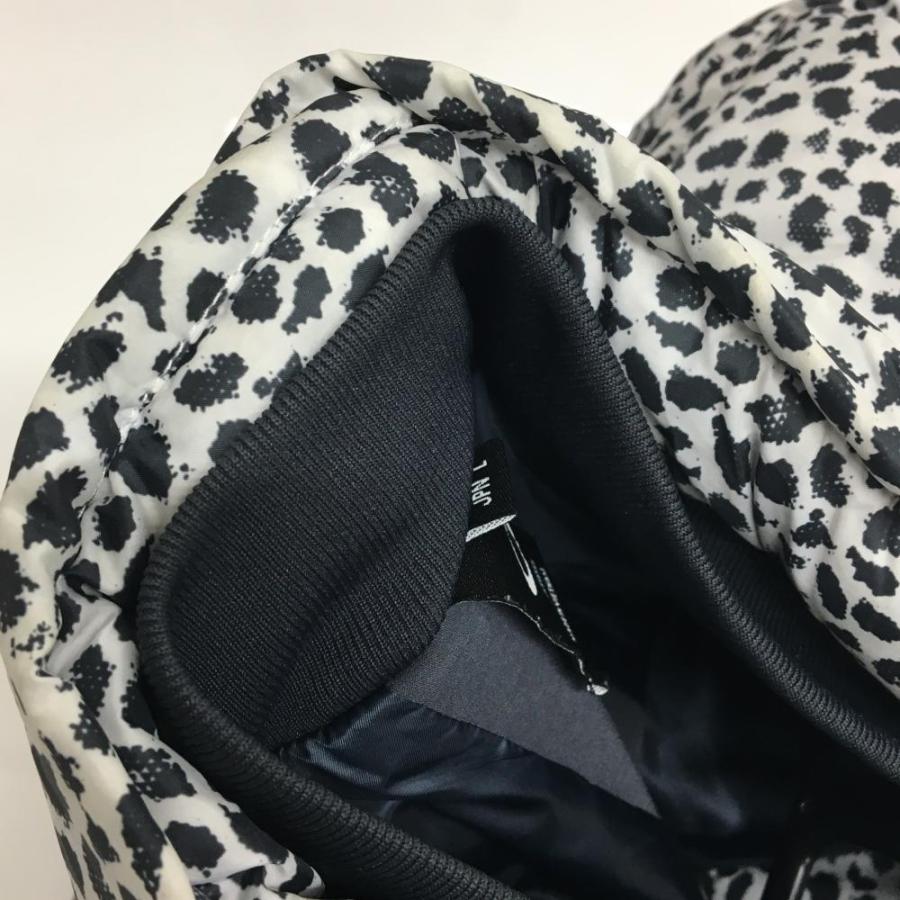 OAKLEY（オークリー） ダウンジャケット 白×グレー 総柄 ジップ