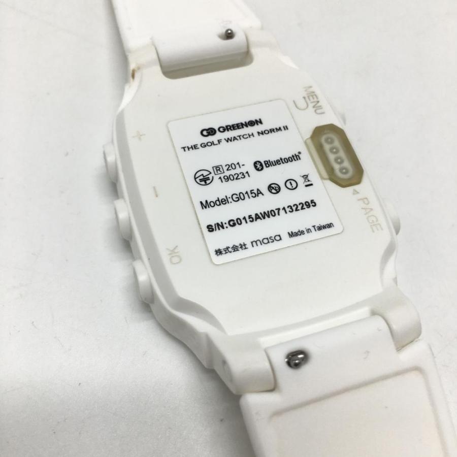 GREENON（グリーンオン） 【美品】グリーンオン ザ ゴルフウォッチ 白