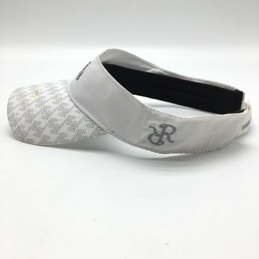 Resurrection レザレクション サンバイザー 白×グレー 立体ロゴ つば総