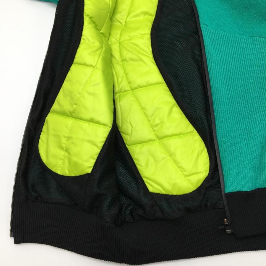 DESCENTE GOLF 【美品】デサントゴルフ 中綿ニットジャケット グリーン