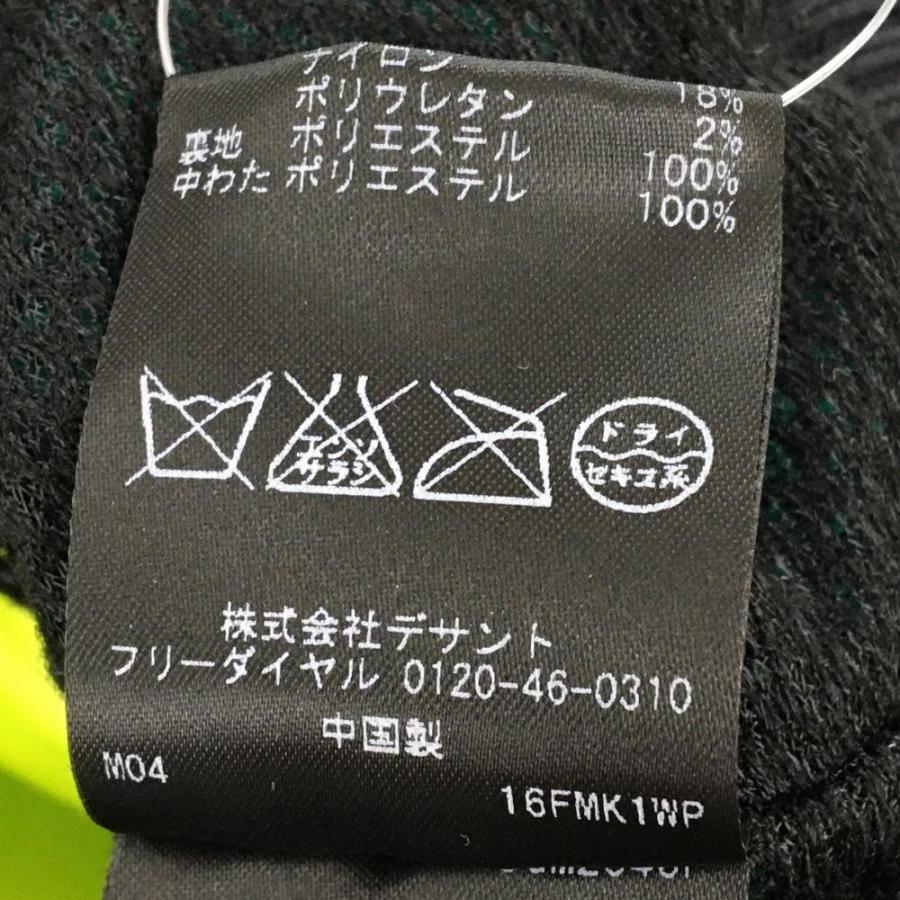 DESCENTE GOLF 【美品】デサントゴルフ 中綿ニットジャケット グリーン